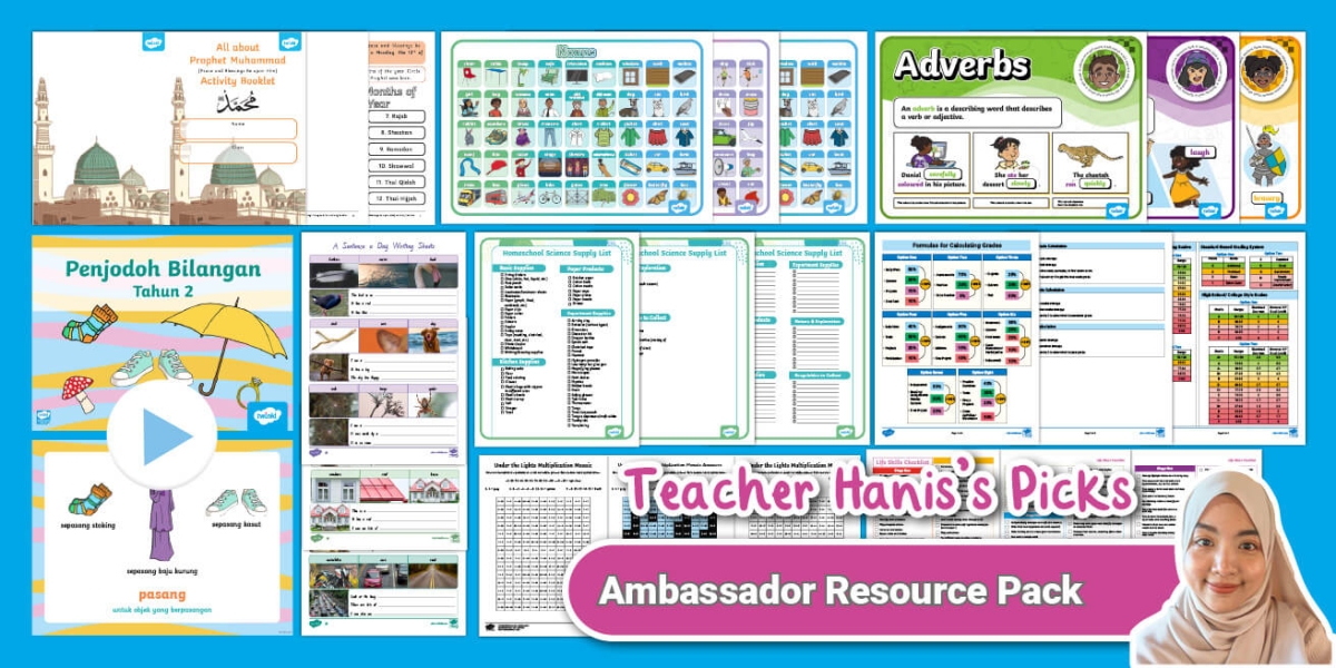 Twinkl printable resources untuk homeschool anak di Malaysia oleh Teacher Hanis